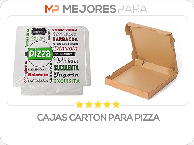 cajas carton para pizza