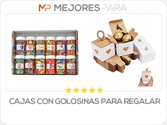 cajas con golosinas para regalar