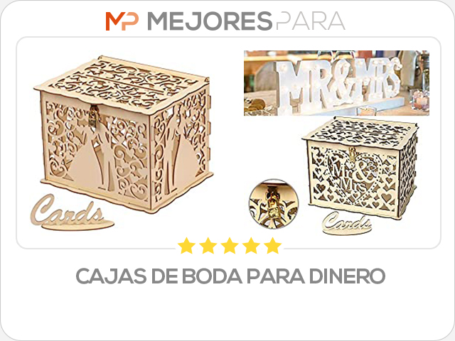 cajas de boda para dinero