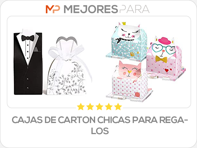 cajas de carton chicas para regalos