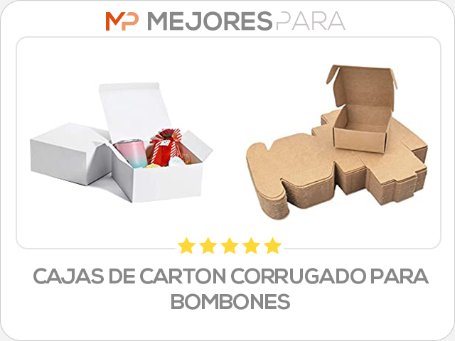 cajas de carton corrugado para bombones