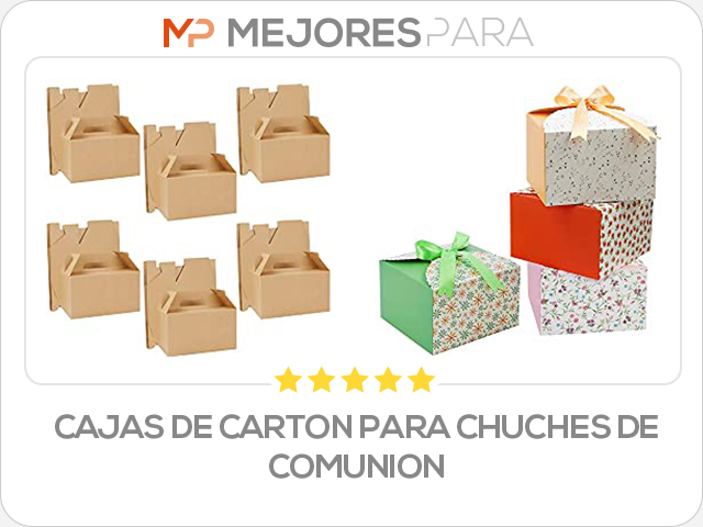 cajas de carton para chuches de comunion