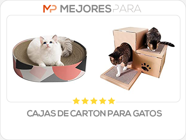 cajas de carton para gatos