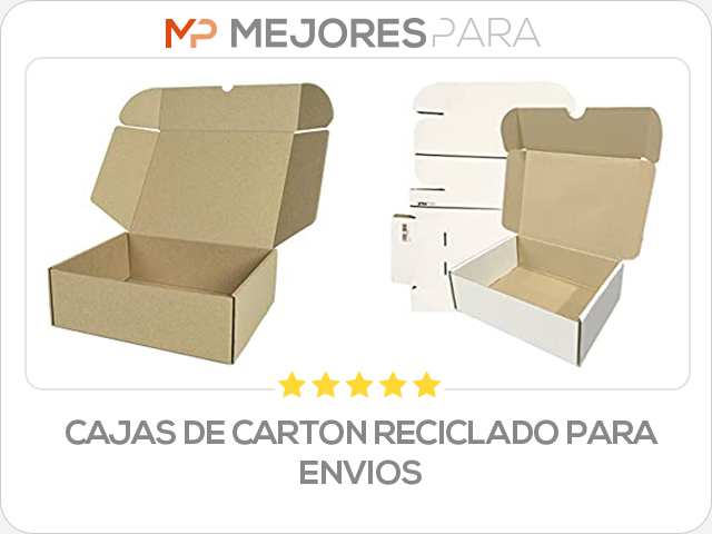 cajas de carton reciclado para envios