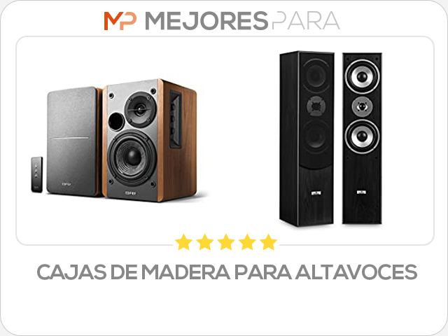 cajas de madera para altavoces