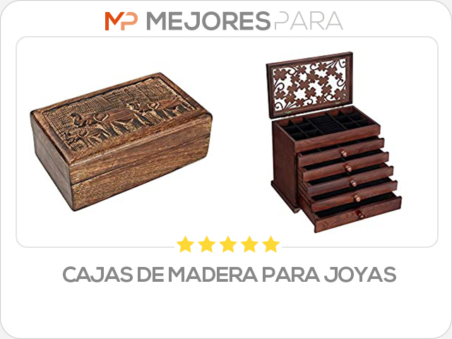 cajas de madera para joyas