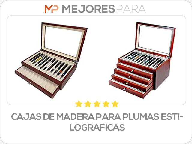 cajas de madera para plumas estilograficas