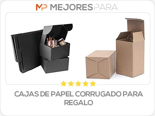 cajas de papel corrugado para regalo