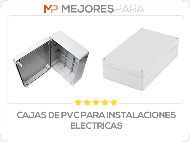 cajas de pvc para instalaciones electricas