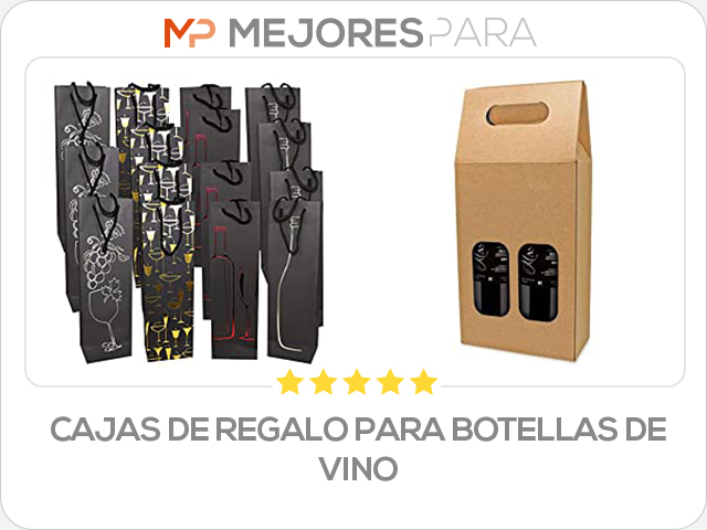 cajas de regalo para botellas de vino