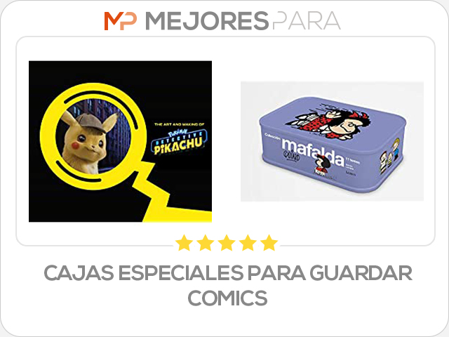 cajas especiales para guardar comics