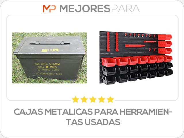 cajas metalicas para herramientas usadas