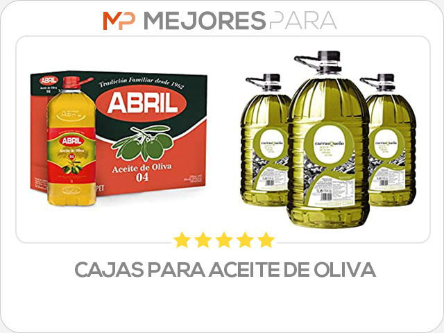 cajas para aceite de oliva