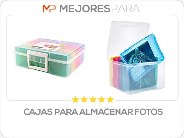 cajas para almacenar fotos