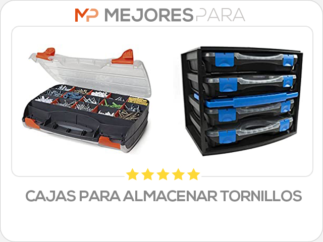 cajas para almacenar tornillos