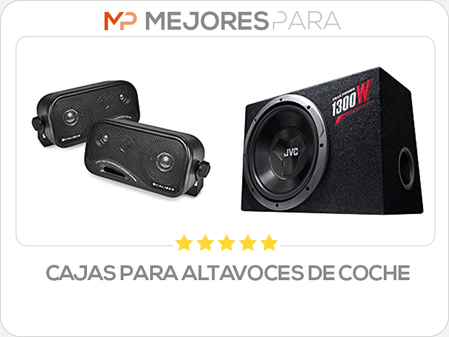 cajas para altavoces de coche