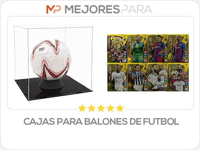 cajas para balones de futbol