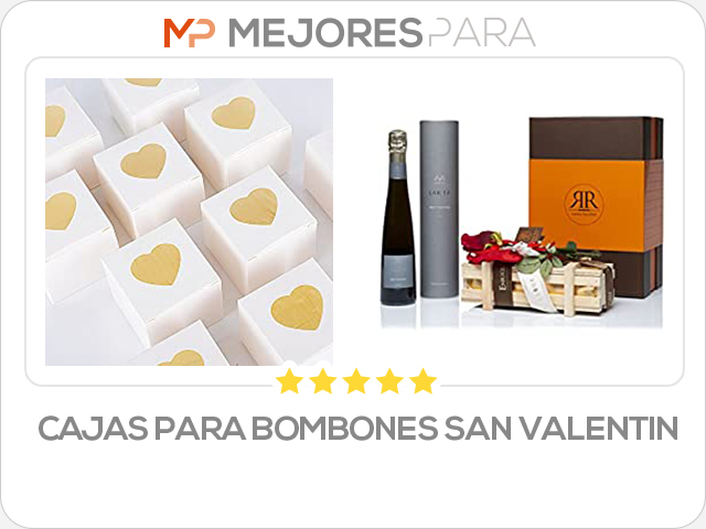 cajas para bombones san valentin