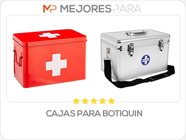 cajas para botiquin