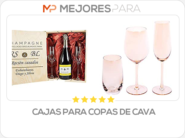 cajas para copas de cava