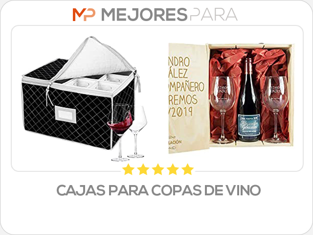 cajas para copas de vino