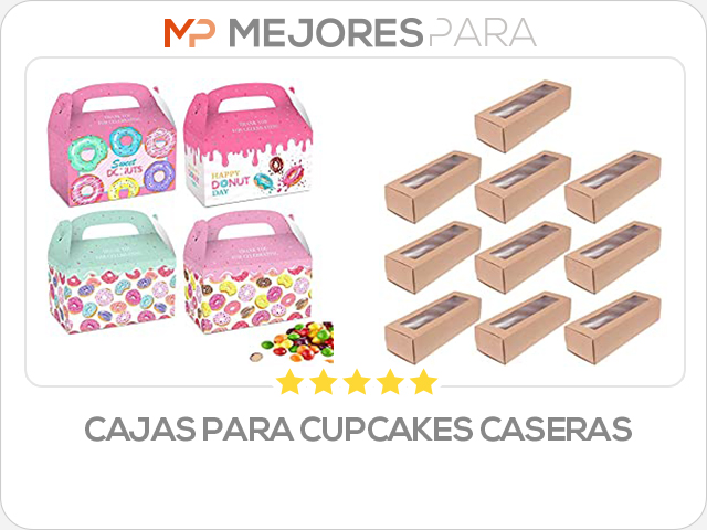 cajas para cupcakes caseras