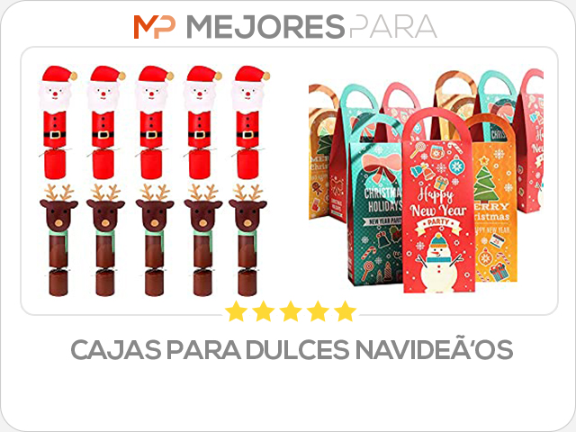 cajas para dulces navideños