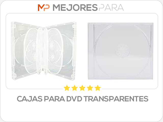 cajas para dvd transparentes