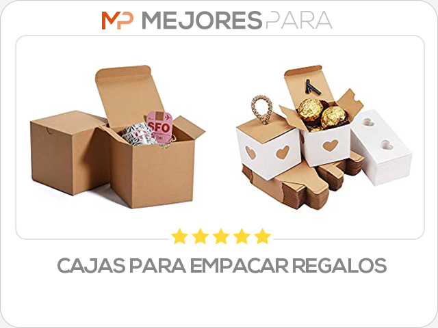 cajas para empacar regalos