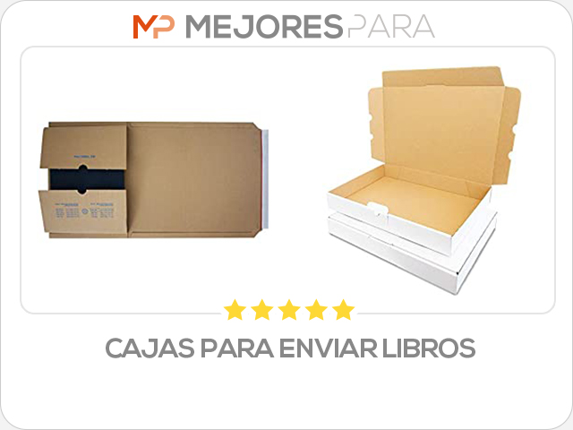 cajas para enviar libros