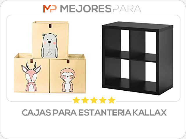 cajas para estanteria kallax