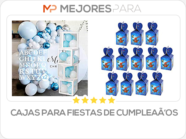 cajas para fiestas de cumpleaños