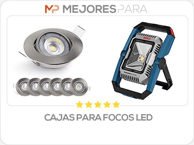 cajas para focos led