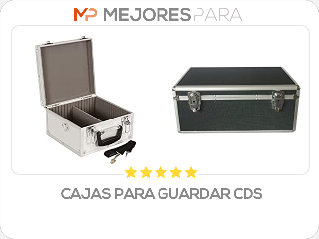 cajas para guardar cds