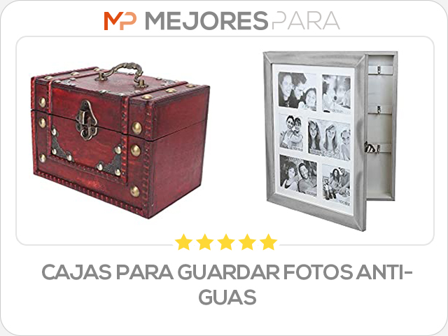 cajas para guardar fotos antiguas