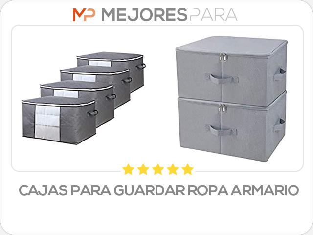 cajas para guardar ropa armario