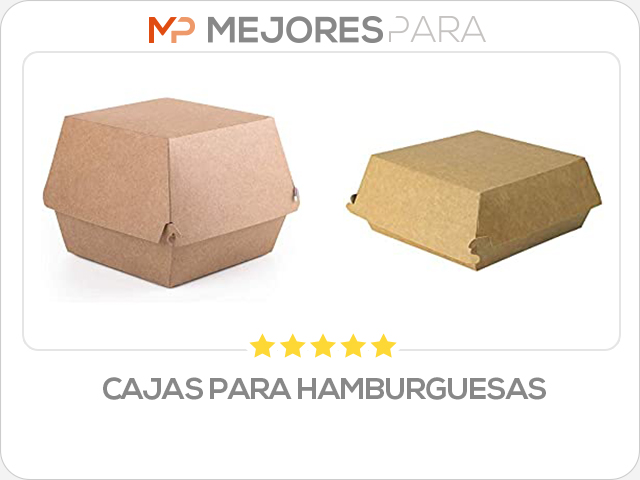 cajas para hamburguesas