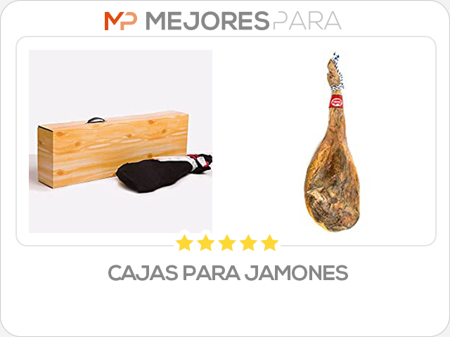 cajas para jamones