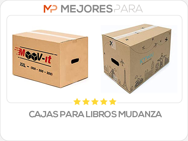 cajas para libros mudanza