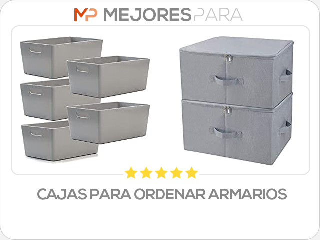 cajas para ordenar armarios