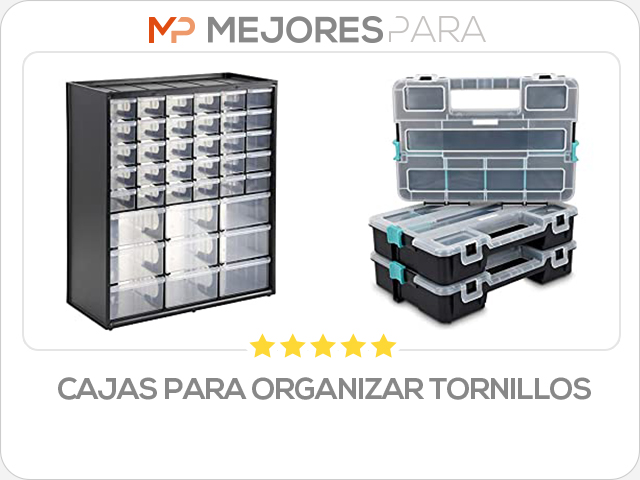 cajas para organizar tornillos