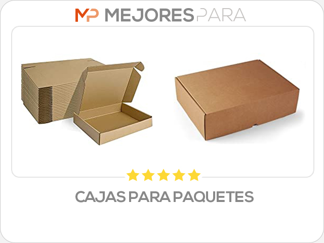 cajas para paquetes