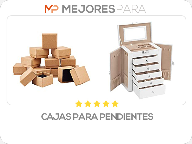 cajas para pendientes