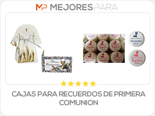 cajas para recuerdos de primera comunion