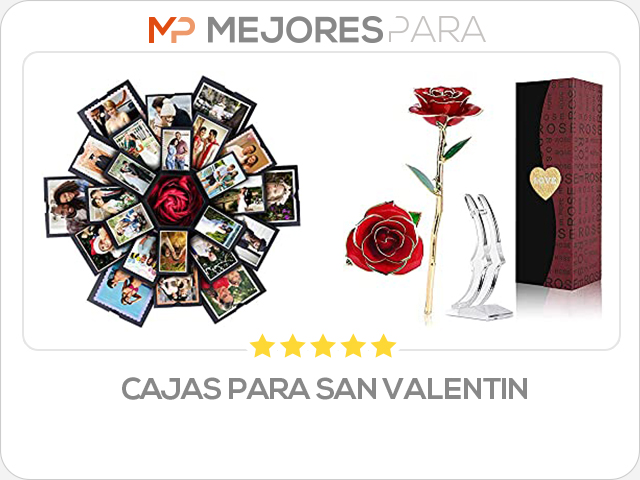 cajas para san valentin