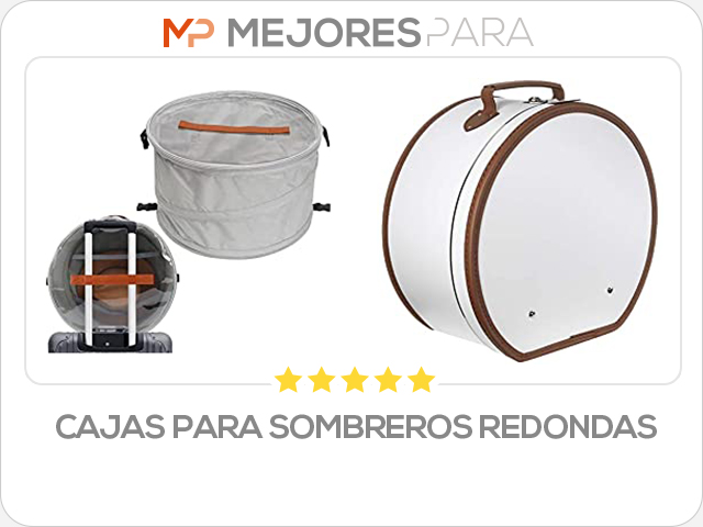 cajas para sombreros redondas