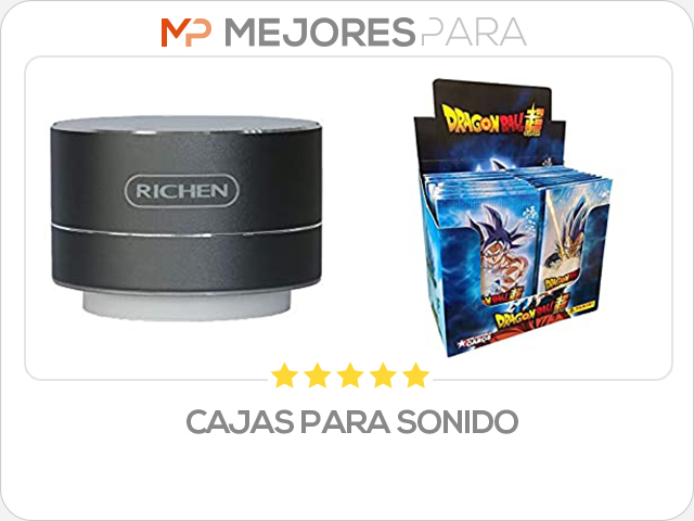 cajas para sonido