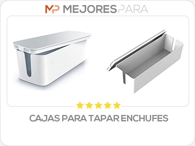 cajas para tapar enchufes