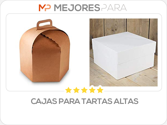 cajas para tartas altas