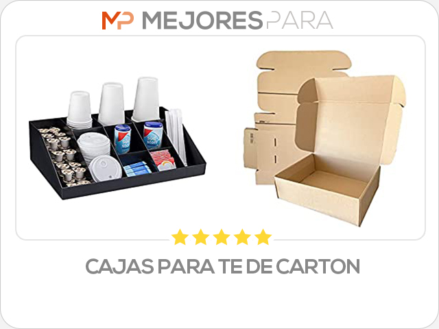 cajas para te de carton